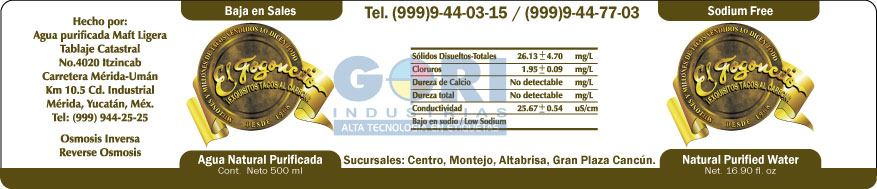 Etiqueta autoadherible El Fogoncito