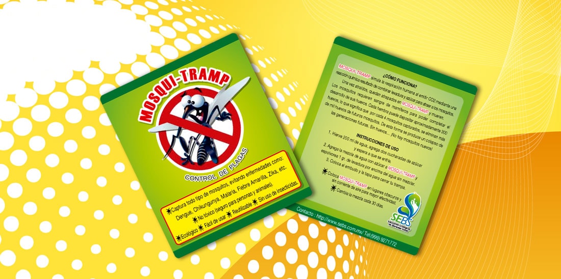 Etiqueta Autoadherible Mosqui-Tramp