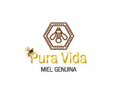 Etiquetas Autoadheribles Miel Pura Vida