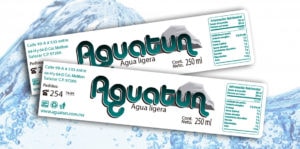 Etiqueta Autoadherible Aguatun