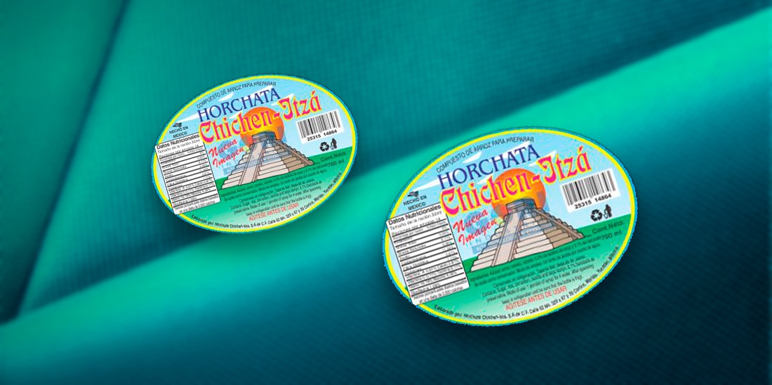 Horchata Chichén Itzá Etiquetas adhesivas
