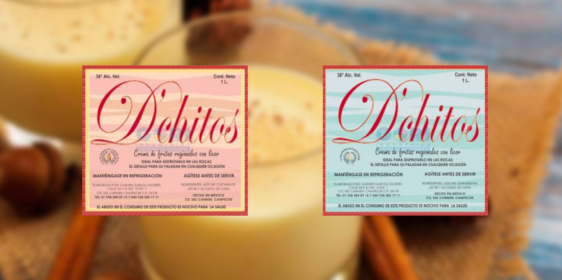 Crema de frutas Chito’s etiquetas autoadheribles